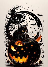 halloween cat f33a2B