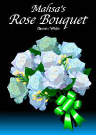 mahsa's Rose Bouquet [Green / White]