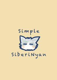 Siberinyan(NavyBlue&Beige) watercolor