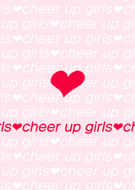 cheer up girls -heart-