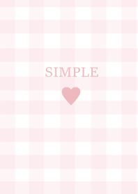 SIMPLE HEART :check fluffypink
