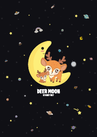 Deer Moon Sky Planet