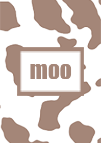 moo (ブラウン) - 牛柄