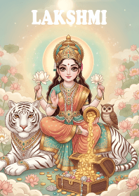 Lakshmi, wealthy, rich, prosperous 1JP