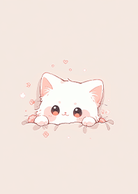 A cat playing hide and seek JP