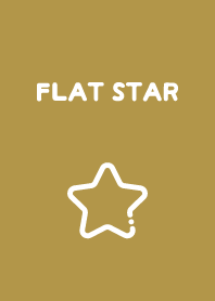 FLAT STAR - Mustard