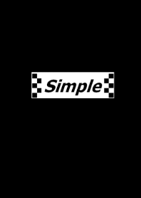 Simple checker tag***BLACK