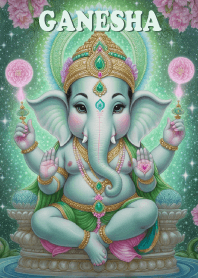 Ganesha: green, rich in the sky
