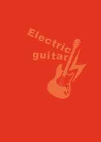 Electricguitar Scar red