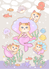 Ginger Cat mermaid 8