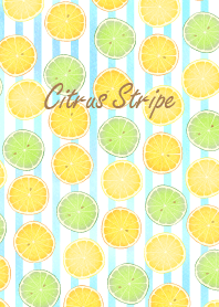 Citrus Stripe-BLUE- from JAPAN