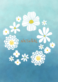 White flower wreath watercolor9