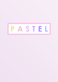 Pastel on Purple