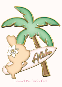 Enamel Pin Surfer Girl 24