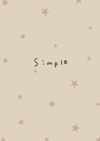 Natural beige. Star.