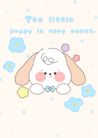 The little puppy is very sweet3