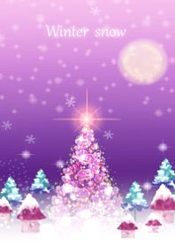 Glittering winter streets and scenery6.