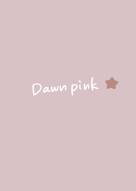 Dawn pink and star