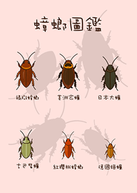 友達に送るゴキブリの写真（桜ピンク）