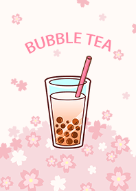 misty cat-sakura Bubble tea