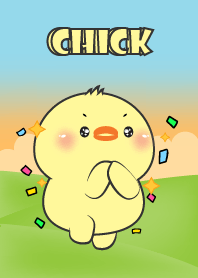 Cute Chick Is Happy Theme