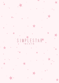 SIMPLE STAR-PINK WHITE- 25