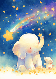 ✨可愛の大象賞星空❤️