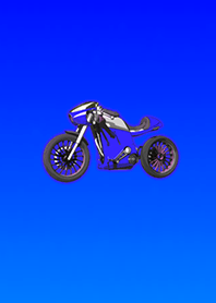 Simple bike blue sapphire