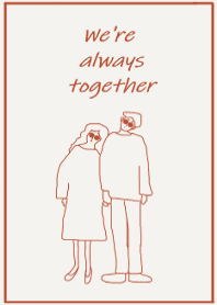 We're always together_vintage orange