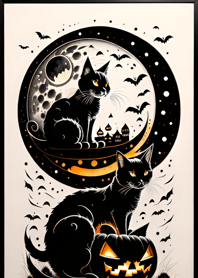 浮世絵万聖節猫 18dE3d