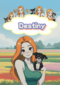 Destiny with dogs and cats04