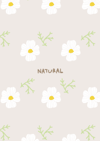 小花柄　ナチュラル3