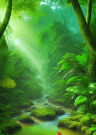 Foggy forest   4c241F