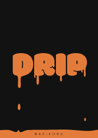 Drip Dark Orange