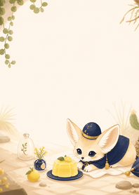 Navy Fennec Yuzu Jelly Desert