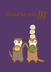 Otter mid autumn festival(dark purple)