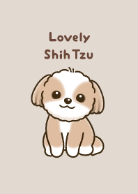 シンプル♡シーズーちゃん着せかえ