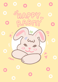 Happy rabmy (yellow)