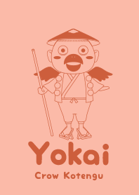 Yokai Crow Kotengu Saichel Pink