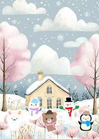 可愛い北欧風着せかえ(Winter-1005)