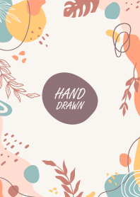 Hand Drawn Floral Merino
