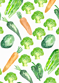 【シンプル】お野菜の着せかえ#145