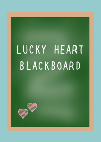 LUCKY HEART BLACKBOARD-DUSTY MINT GREEN