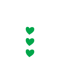 簡單的心臟(綠色)