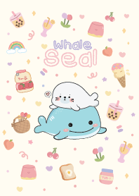 Whale & Seal Cute : minimal!