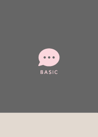 Basic　アンティークグレー//Beige&Pink