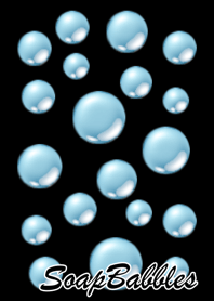 soap bubbles [ Black ] No.2