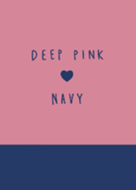 deep pink and navy (jp)