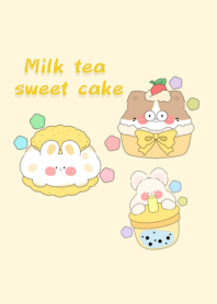 Milk tea sweet cake3