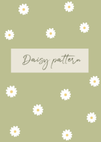 daisy_pattern #pistachio green